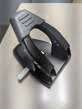 Acco Adjustable Two Hole Punch Model 50 Black Adjustable Guide 4 to 13 Inches